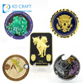 High quality personalized metal stamping 3d guitar shaped soft enamel custom navy chief challenge coin for souvenir